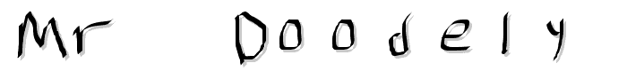 mr. doodely doo Normal font